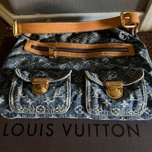 LOUIS VUITTON MP278 Monogram LVXNBA Ceinture LV Three Steps belt Brown/blue